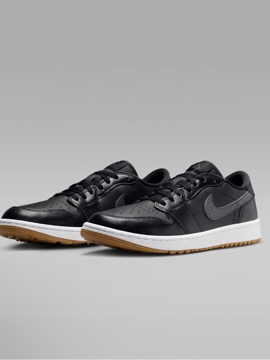 Jordan Other - Jordan Men’s Black and Gum Low-Top Sneakers